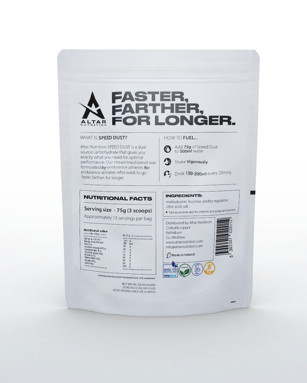 altar nutrition ingredients and nutritional facts