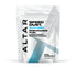 altar speeddust endurance fuel, carbohydrate and electrolyte running nutrition drink mix, white bag with black writing and blue details