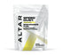 altar speeddust endurance fuel, carbohydrate and electrolyte running nutrition drink mix, white bag with black writing and yellow details