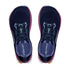 altra lone peak dark blue and purple trail running zero drop natural foot shape shoe top overview