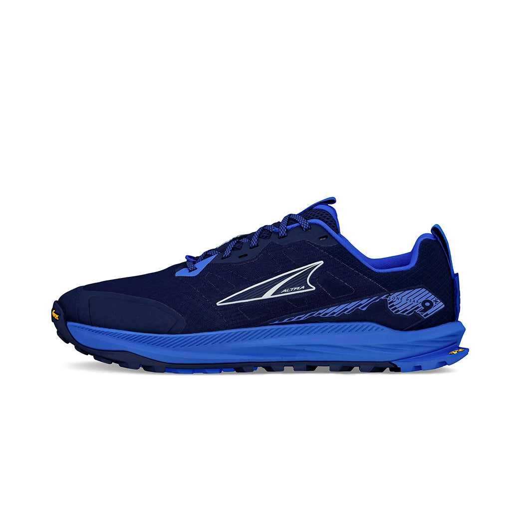 altra lone peak 9 for men navy blue colour for trail running 