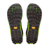 bottom of Altra lone peak 9, men's trail running shoes in black and green colour