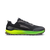 side view of Altra lone peak 9, men's trail running shoes in black and green colour