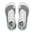 altra olympus 275 hilo mens, technical trail running and racing shoe with maximum cushioning, light blue and grey, top of shoe with wide toe box