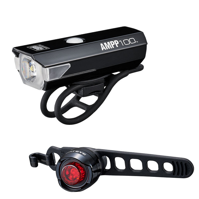 CatEye AMPP 100/ Orb Rechargeable Bike Light Set