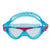 aquasphere clear lens mask goggle for kids, blue with pink details, latex free google for kids