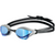 arena cobra core swimming goggles with mirrored lens in blue and silver