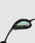 picture of arena cobra ultra swipe mirror goggle with the yellow copper lens and black frame. picture on a white background