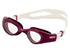arena goggle designed for women, wine colour with white strap