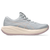 asics cumulus 28 womens, lightweight cushioned running and walking shoe, light blue and light pink colours, side profile of shoe on white background