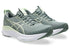 Womens asics road running shoe gel kayano 32 green blue