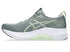 Womens asics road running shoe gel kayano 32 green blue