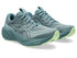 mens asics GT 2000 15 in a dark cyan blue colour with lighter green details on the sole of the shoe. featuring adaptive support that activates exactly when you need it, keeping your stride smooth and balanced without feeling restrictive.