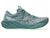 mens asics GT 2000 15 in a dark cyan blue colour with lighter green details on the sole of the shoe. featuring adaptive support that activates exactly when you need it, keeping your stride smooth and balanced without feeling restrictive.