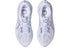pair of purple asics novablast running shoes top down 