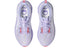 Top view of a pair of purple asics novablast running shoe for women