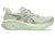 asics novablast 5 for women, lightweight cushioned springy running shoe, mint colour, side profile