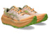asics trabuco max 4 cream and khaki colour cushioned trail running shoes for men