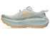 asics trabuco max 4 for women cream dusty steppe colour cushioned trail runnign shoe inside profile