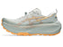 asics trabuco max 4 for women cream dusty steppe colour cushioned trail runnign shoe profile 2
