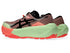 asics trabuco max 5, men's trail running shoe in orange colour with green sole, Umeboshi/Black