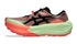 asics trabuco max 5, men's trail running shoe in orange colour with green sole, Umeboshi/Black