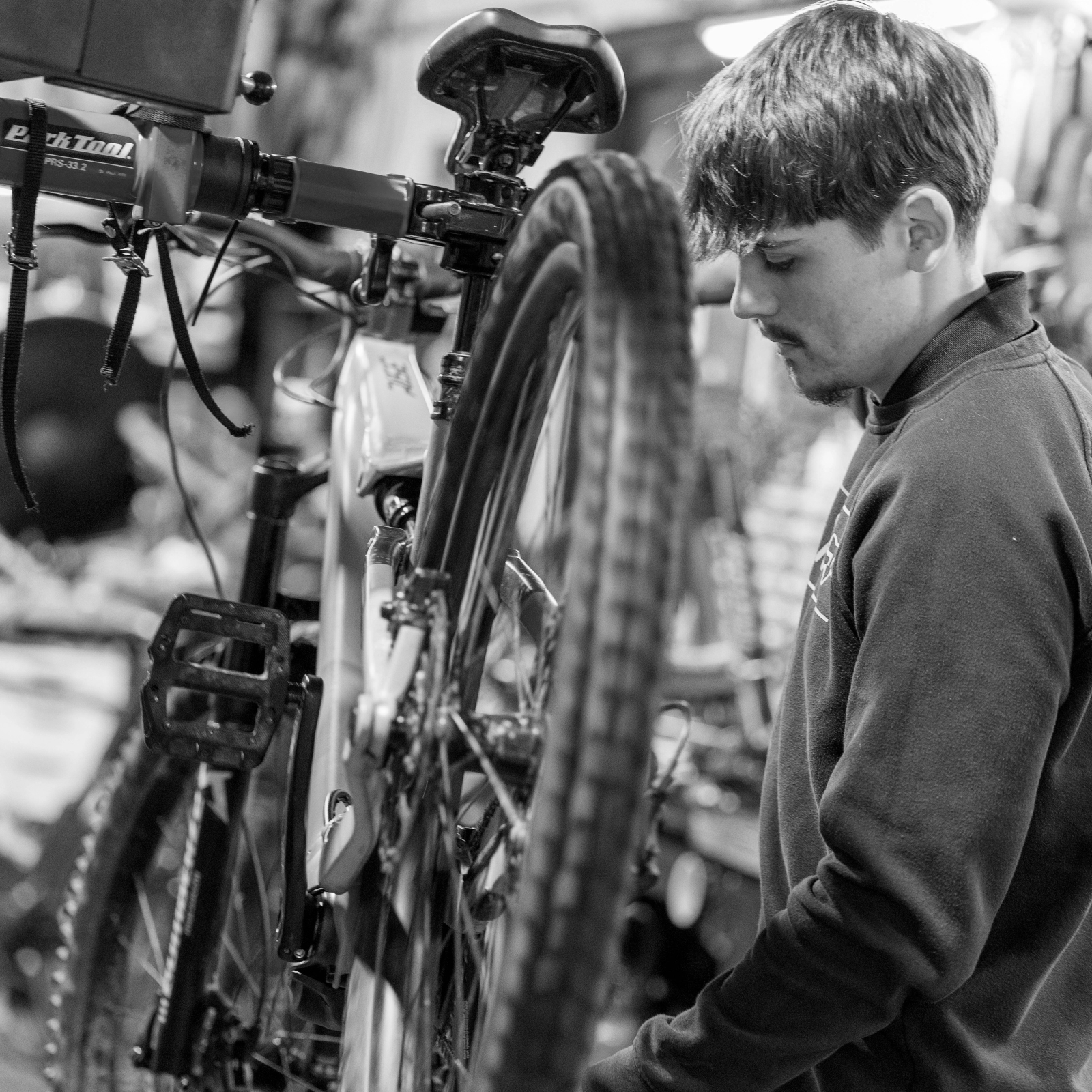 bike service and bike repair workshop at the sports room wicklow