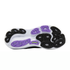 brooks adrenaline gts 25 for women, supportive everyday running and walking shoe with dynamic cushioning, black colour with purple and green details on sole, profile of sole of shoe on white background