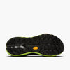 brooks cascadia 20 mens, road to trail gravel running and walking shoe, light grey and black with lime green details, sole of shoe