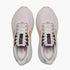 Brooks ghost 7 grey womens running shoe  with lightweight cushioning top down view