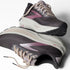 top view of brooks ghost 17 womens running shoe grey white pink 