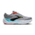 Gray brooks ghost max 3 running shoe with blue and black