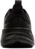 brooks ghost max 4 womens, maximum cushioned road running and walking shoe, black with shiny dark purple details, heel of shoe