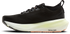 brooks glycerin 23 women, maximum cushioned road running and walking shoe, black with yellow and peach details, inside profile of shoe