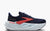 brooks glycerin max for women, maximum cushioning running shoe for recovery runs and long distances, navy colour with white sole and pink 'brooks' logo, side profile of shoe