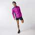 Man wearing brooks high point waterproof running jacket 2.0 purple