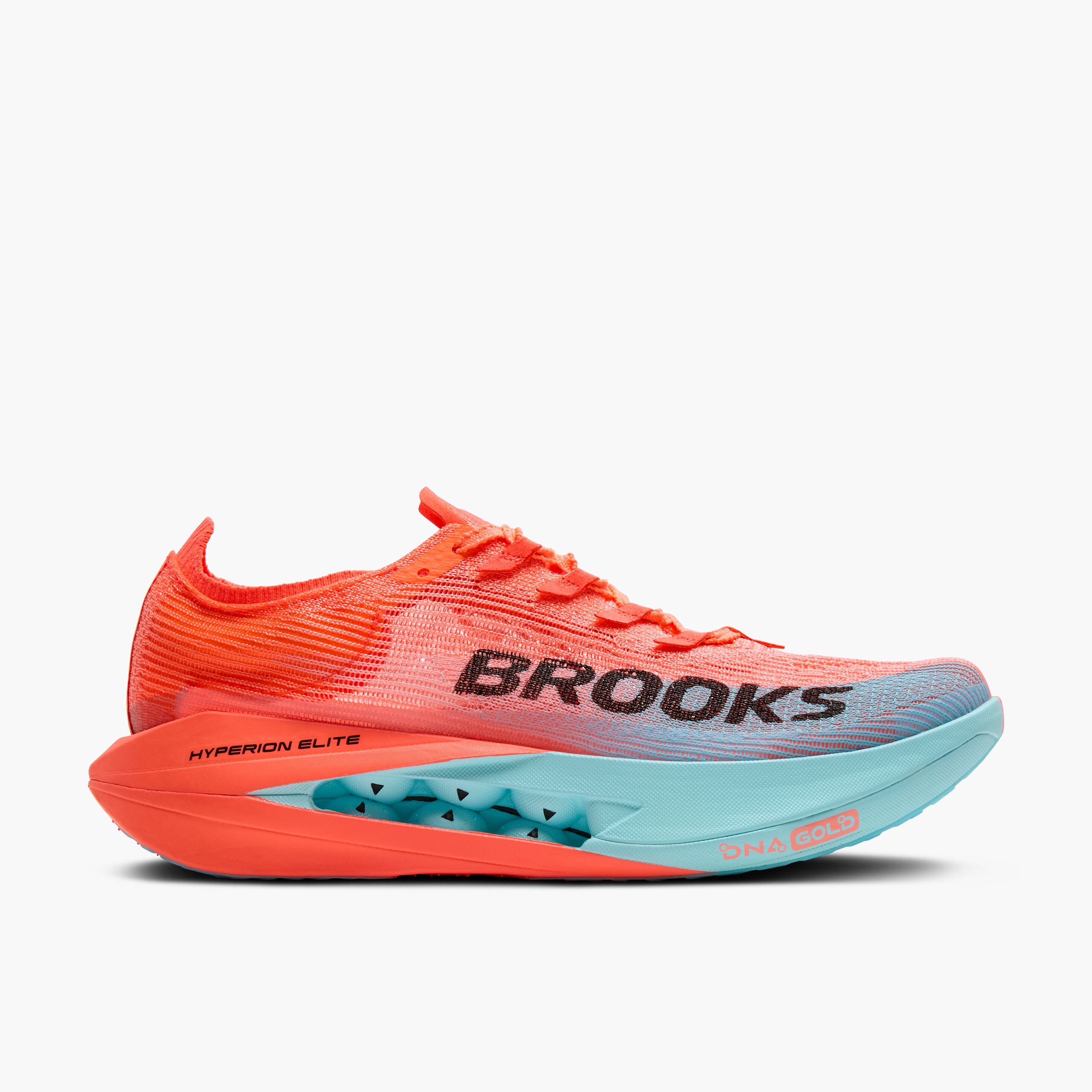 brooks hyperion elite 5, race day shoe for men and women, orange colour
