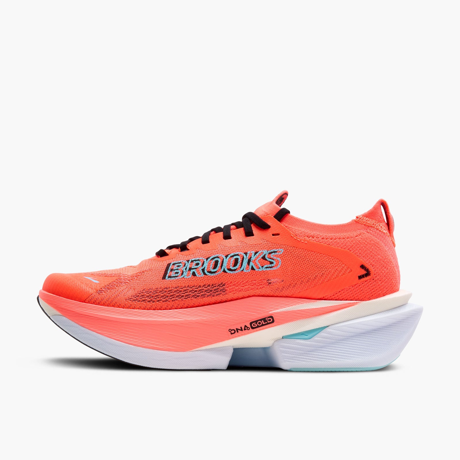 brooks hyperion max 3 cushioned race shoe for men, orange colour
