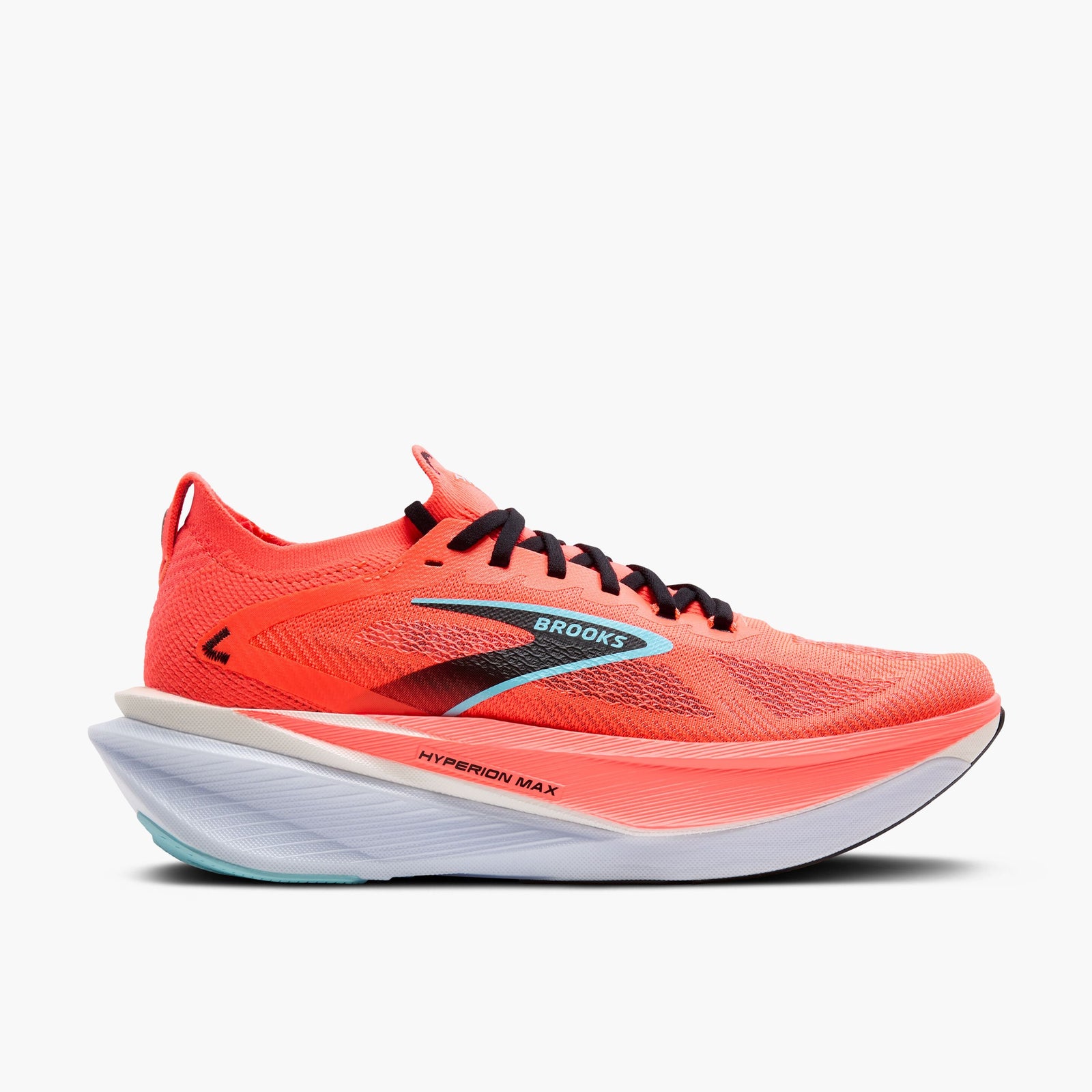 brooks hyperion max 3 cushioned race shoe for men, orange colour
