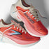 pair of brooks hyperion max 3 for women, coconut fiery coral colour, speed shoe