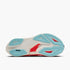 brooks hyperion max 3 for women, coconut fiery coral colour, speed shoe showing sole with speedvault propulsion plate