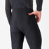 castelli competizione bibtight for men, black, close up of KISS Air2 seat pad