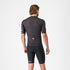 picture of a male model wearing castelli endurance 4 short in black on a white background