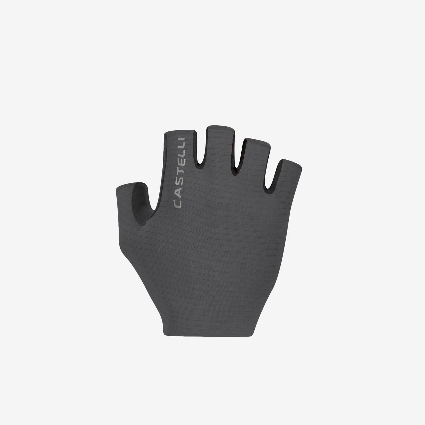 picture of castelli espresso unisex cycling glove in the grey colour on a white background
