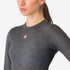 woman wearing castelli medio base layer with castelli bibtights