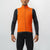 castelli all weather cycling vest, Perfetto RoS Red Orange