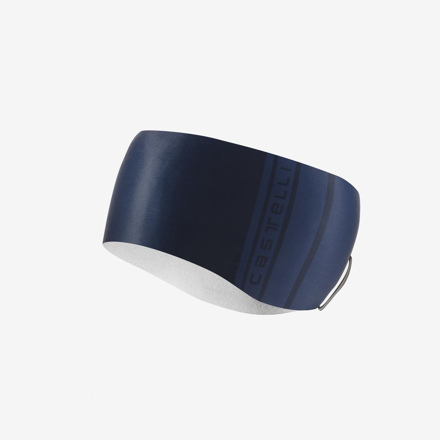 castelli pro thermal headband for cycling navy