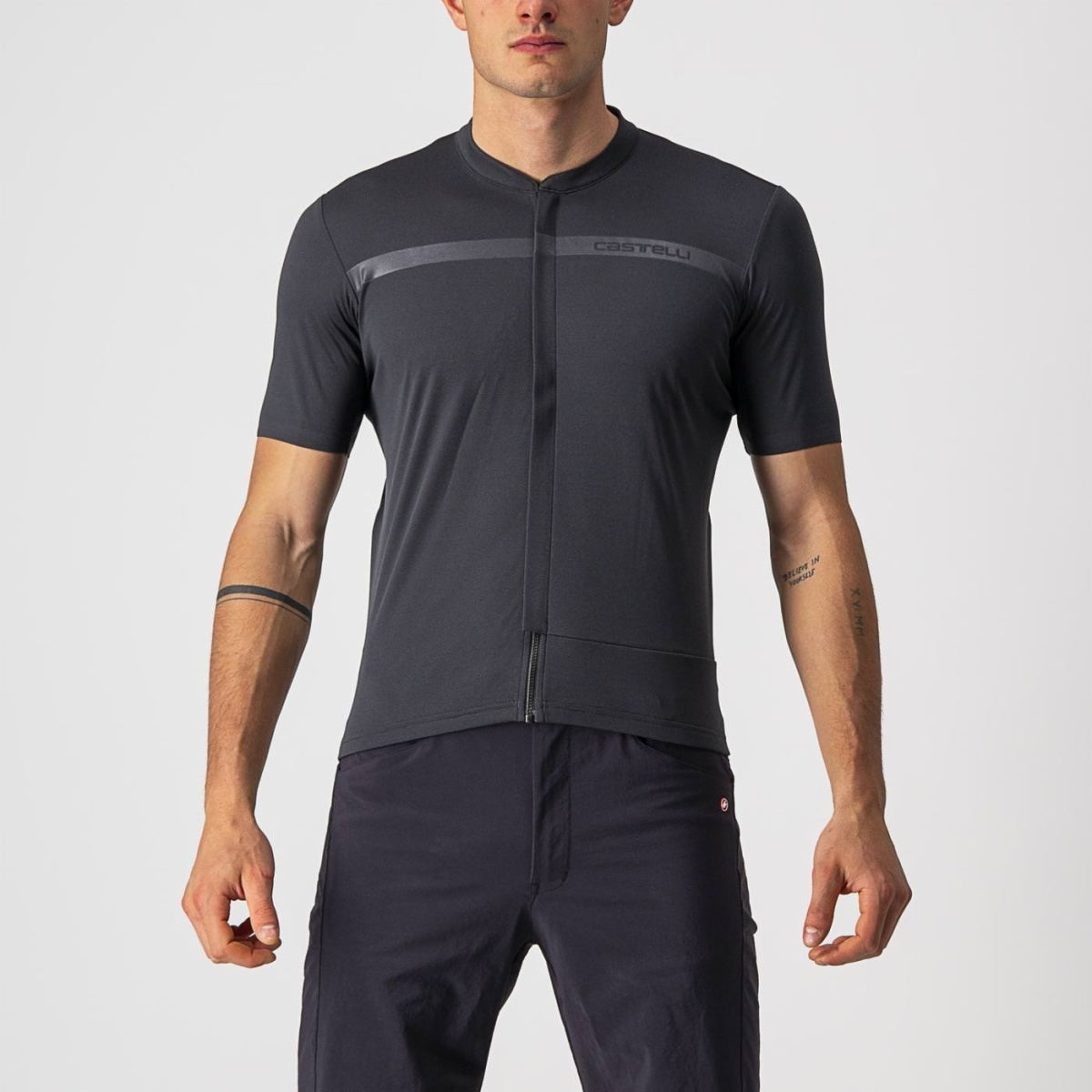casetelli unlimited allroad cycling jersey dark grey