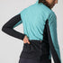 castelli unlimited puffy jacket for woment turquoise