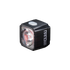 cateye nano 60, small square rear bike light, black cube bike light front angle